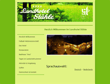 Tablet Screenshot of hotel-staehle.de